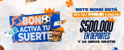 Match de Primera Recarga 100% promotion banner